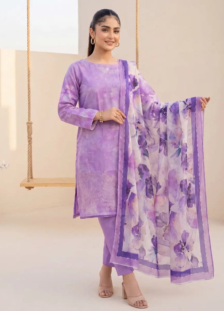 Salitex Women Unstitched Printed Lawn 3 Piece Suit SUNS8IZ216 Casual Collection