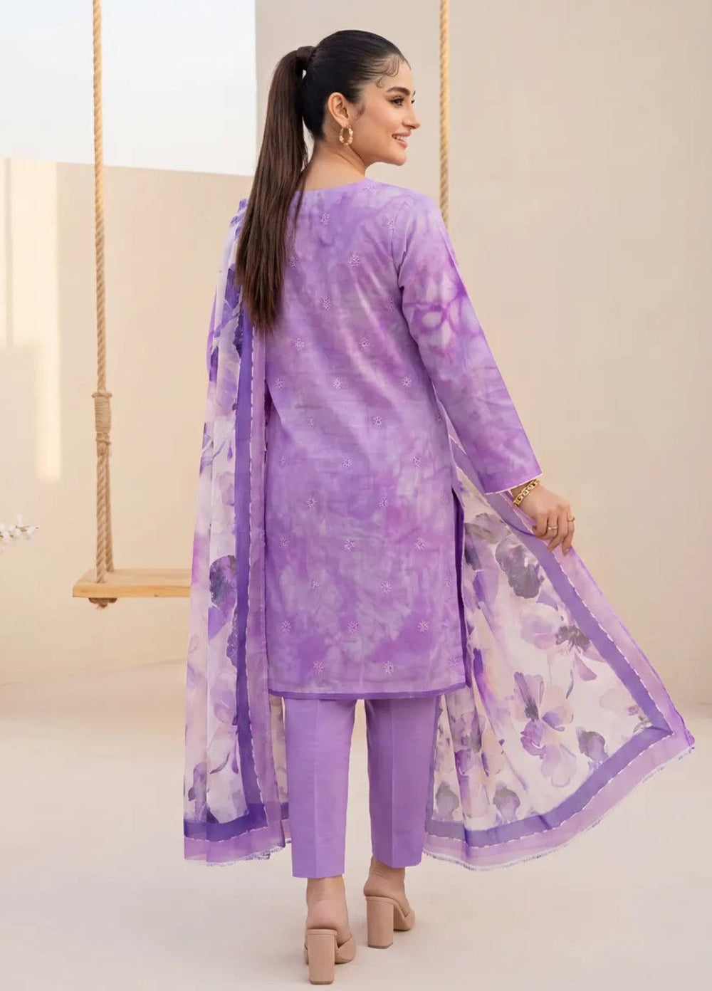 Salitex Women Unstitched Embroidered Lawn 3 Piece Suit SUNS8IZ216 Casual Collection