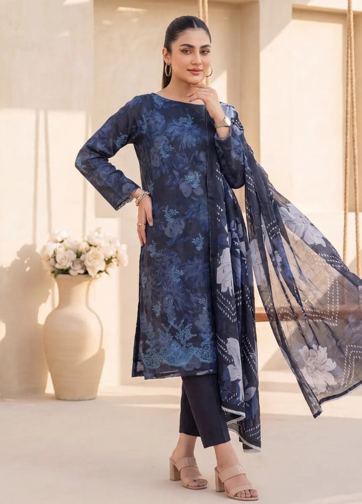 Salitex Women Unstitched Embroidered Lawn 3 Piece Suit SUNS8IZ217 Casual Collection
