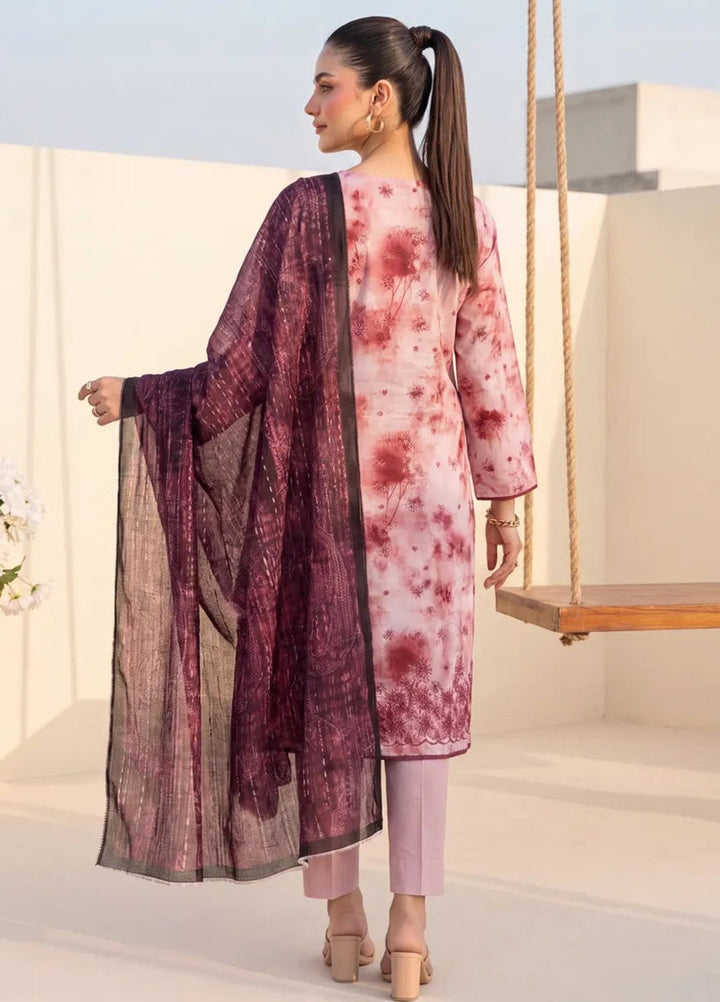 Salitex Women Unstitched Embroidered Lawn 3 Piece Suit SUNS8IZ203 Casual Collection