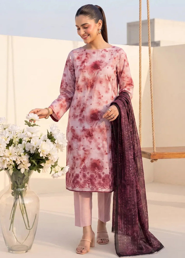 Salitex Women Unstitched Embroidered Lawn 3 Piece Suit SUNS8IZ203 Casual Collection