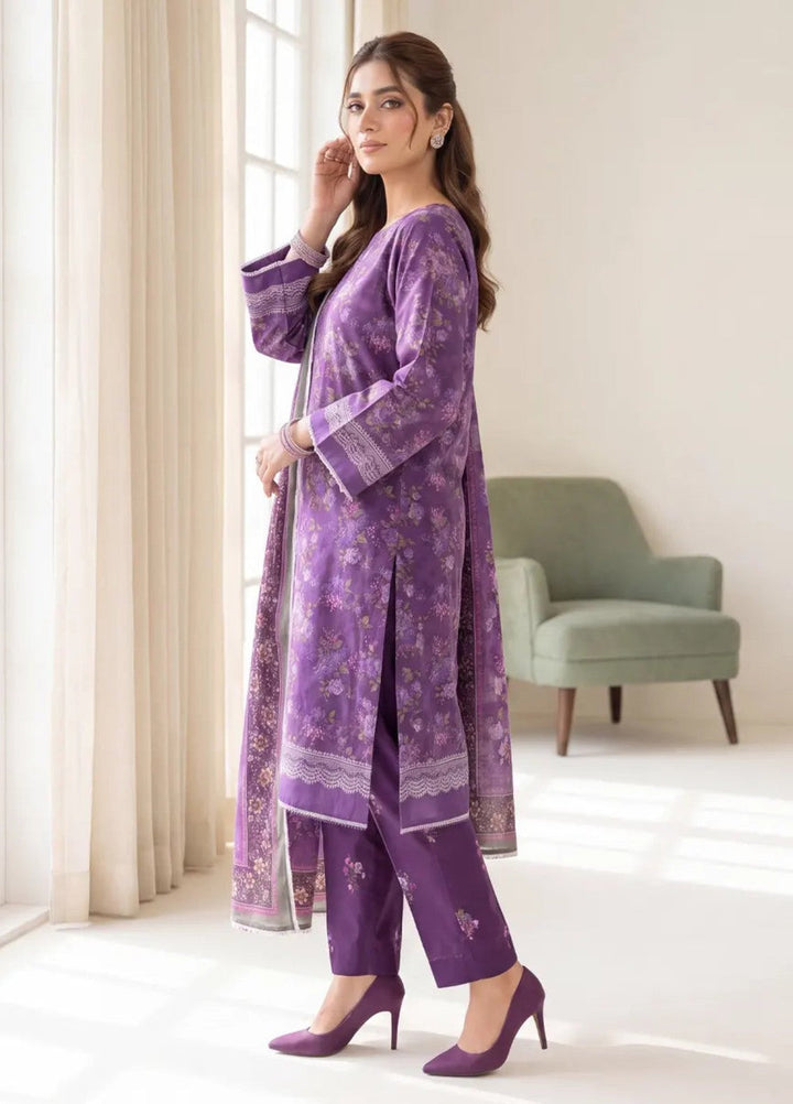 Salitex Women Unstitched Printed Lawn 3 Piece Suit SUNS8IN1136 Casual Collection