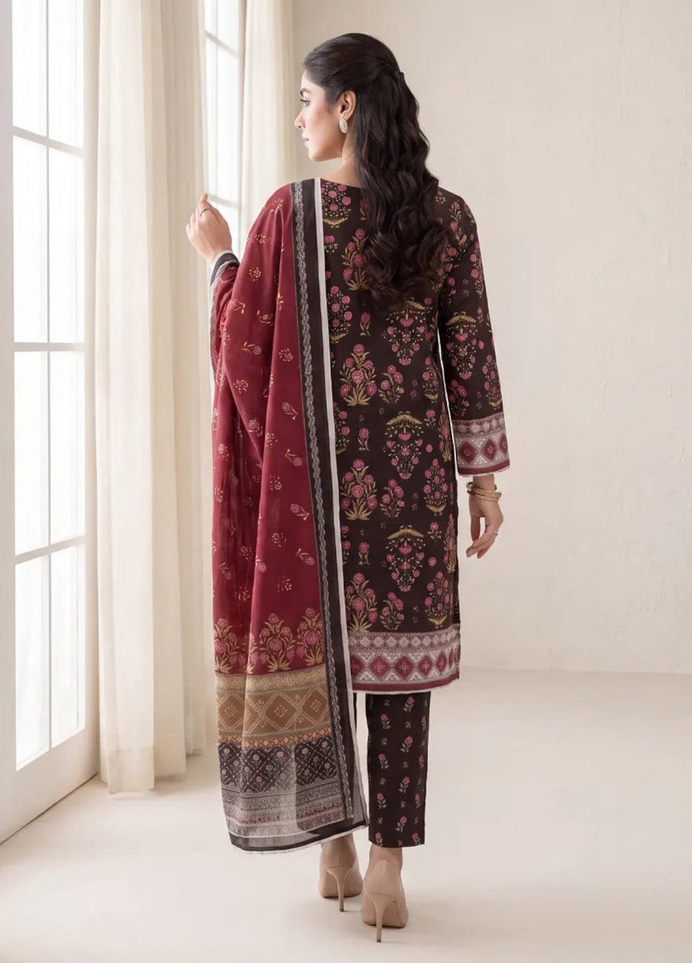 Salitex Women Unstitched Printed Lawn 3 Piece Suit SUNS8IN1137 Casual Collection