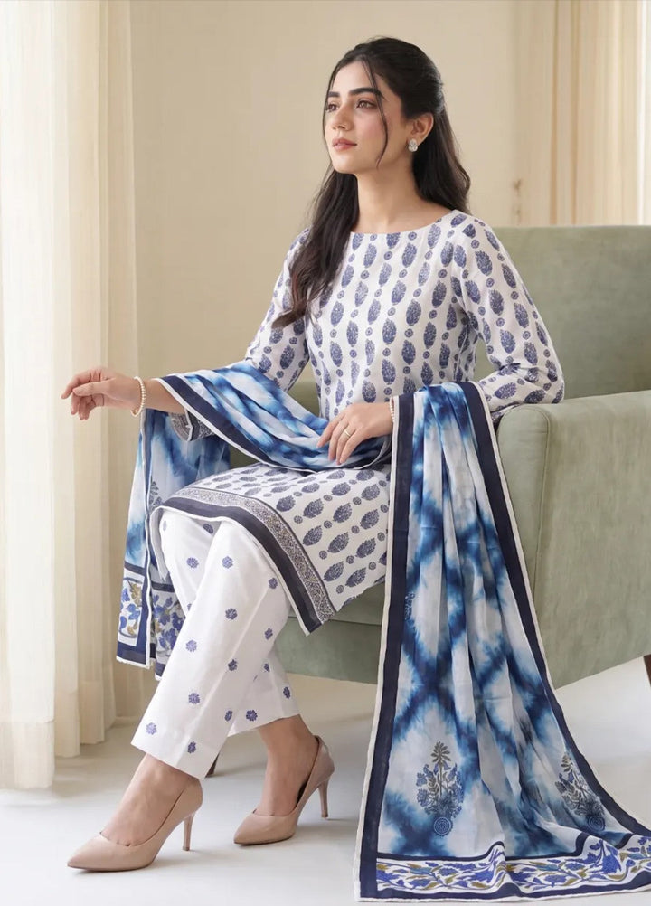 Salitex Women Unstitched Printed Lawn 3 Piece Suit SUNS8IN1138 Casual Collection