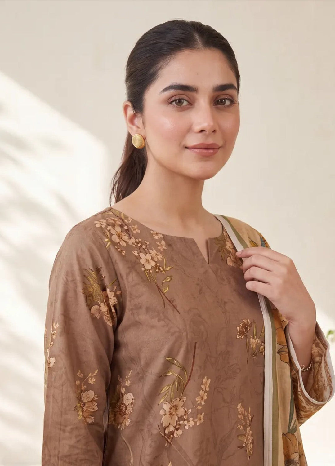 Salitex Women Unstitched Printed Lawn 3 Piece Suit SUNS8IN1140 Casual Collection