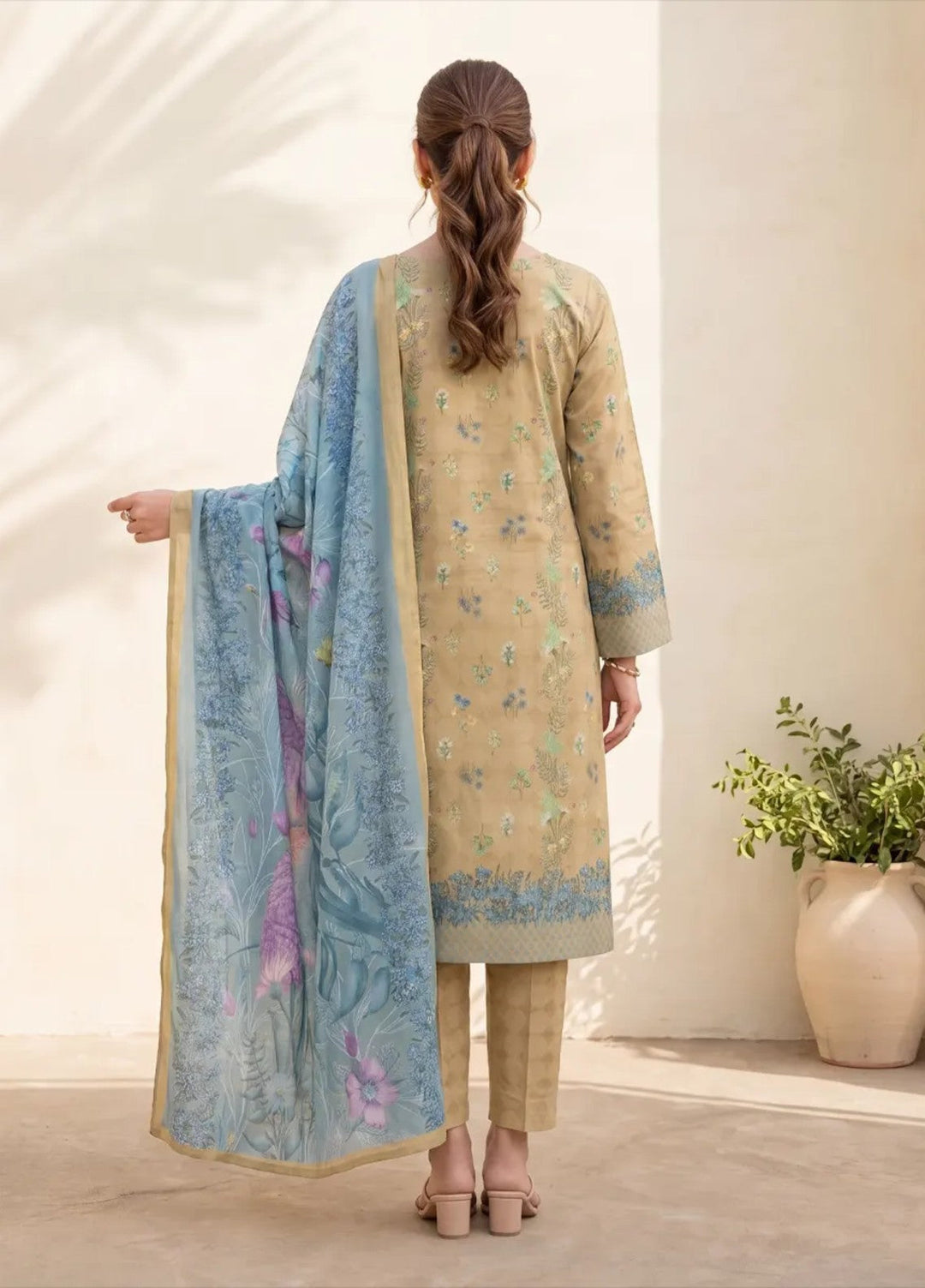 Salitex Women Unstitched Printed Lawn 3 Piece Suit SUNS8IN1141 Casual Collection