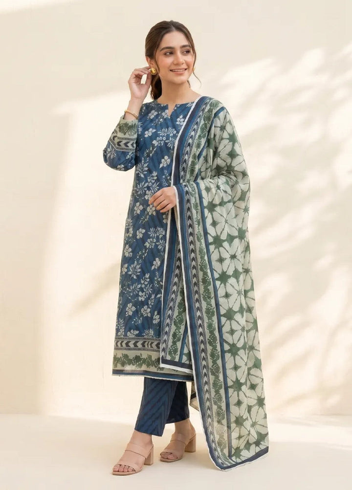 Salitex Women Unstitched Printed Lawn 3 Piece Suit SUNS8IN1142 Casual Collection