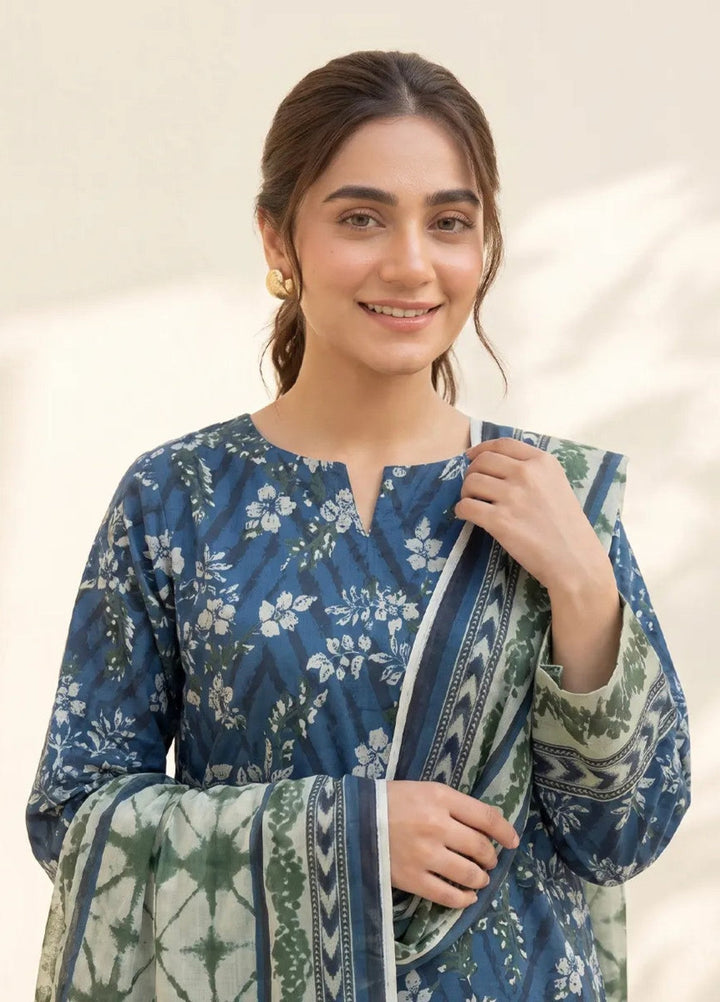 Salitex Women Unstitched Printed Lawn 3 Piece Suit SUNS8IN1142 Casual Collection