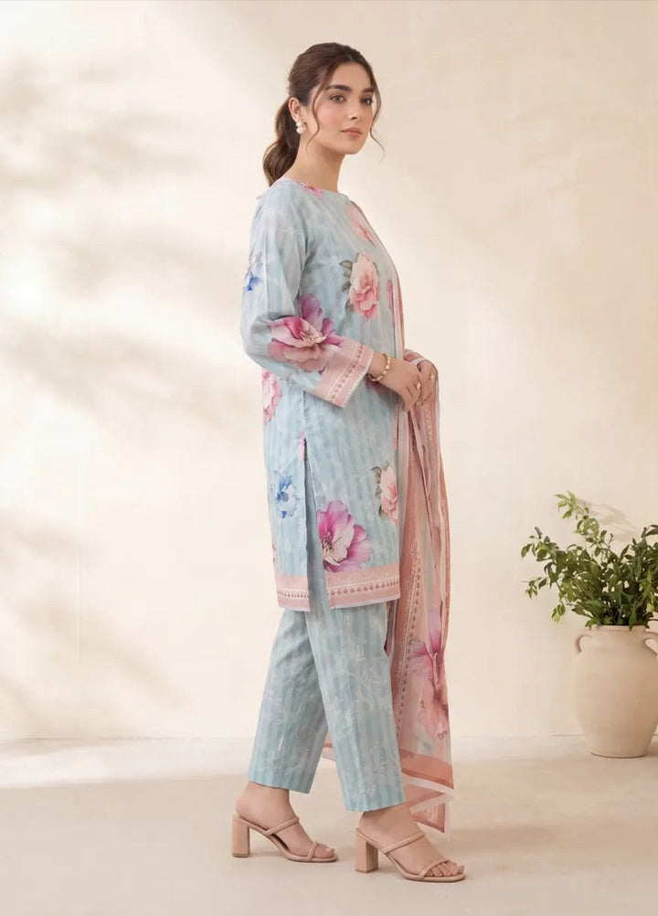 Salitex Women Unstitched Printed Lawn 3 Piece Suit SUNS8IN1144 Casual Collection
