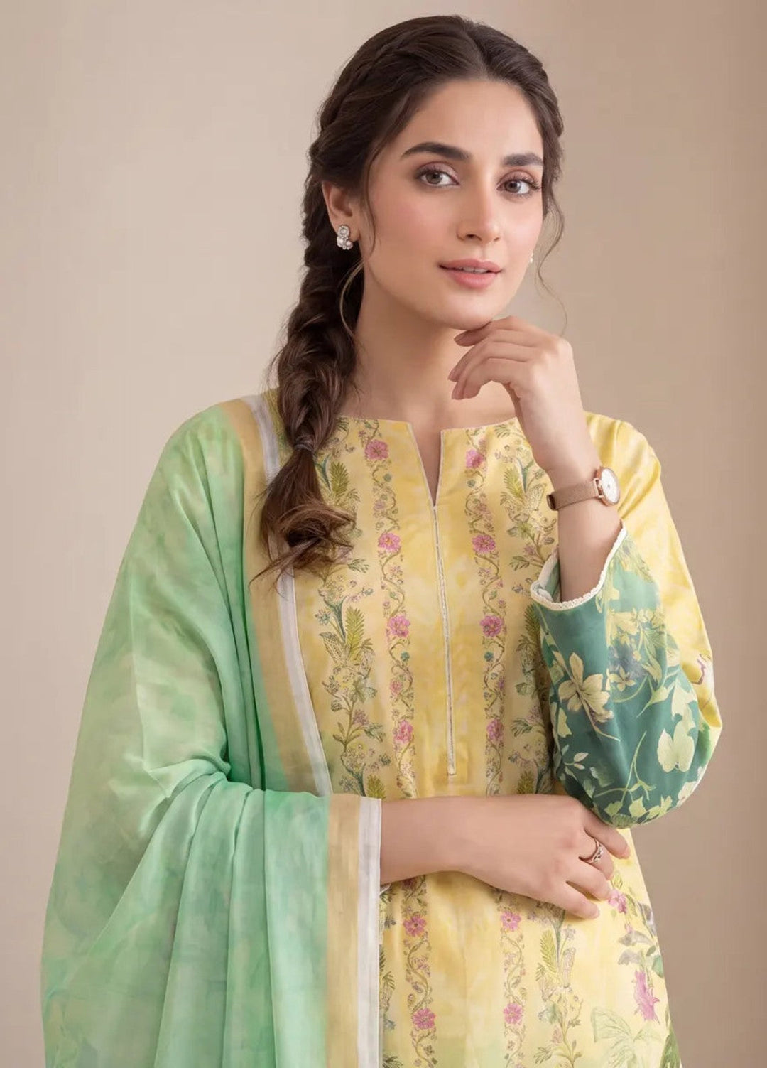 Salitex Women Unstitched Printed Lawn 3 Piece Suit S26L3PMRCL867 Casual Collection