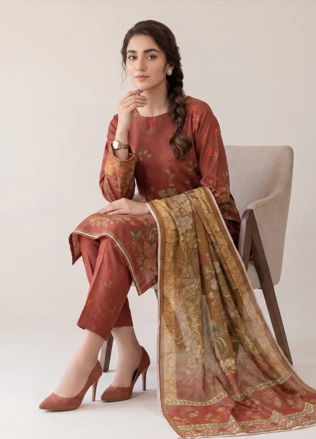 Salitex Women Unstitched Printed Lawn 3 Piece Suit S26L3PMRCL873 Casual Collection