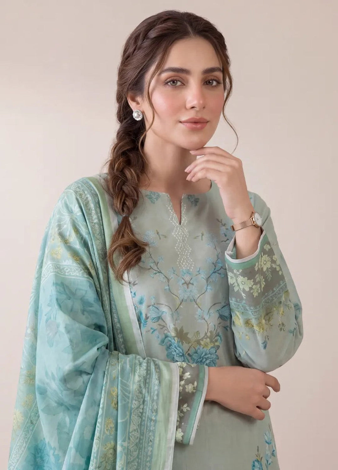 Salitex Women Unstitched Printed Lawn 3 Piece Suit S26L3PMRCL874 Casual Collection