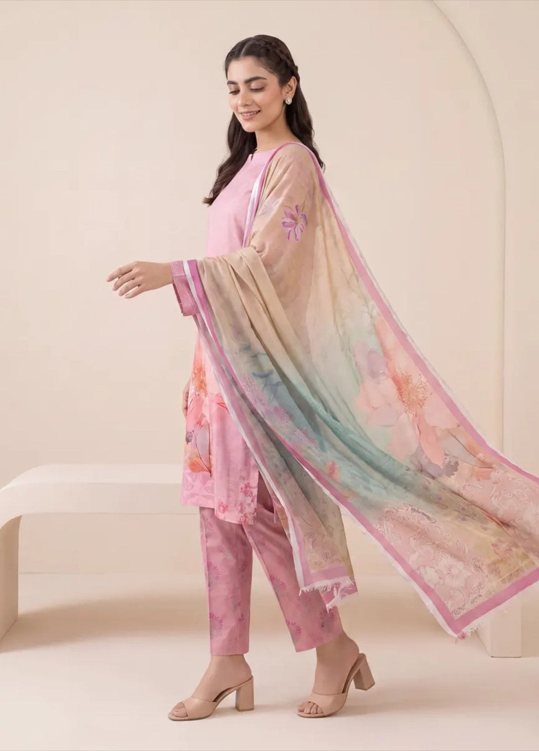 Salitex Women Unstitched Printed Lawn 3 Piece Suit S26L3PMRCL869 Casual Collection