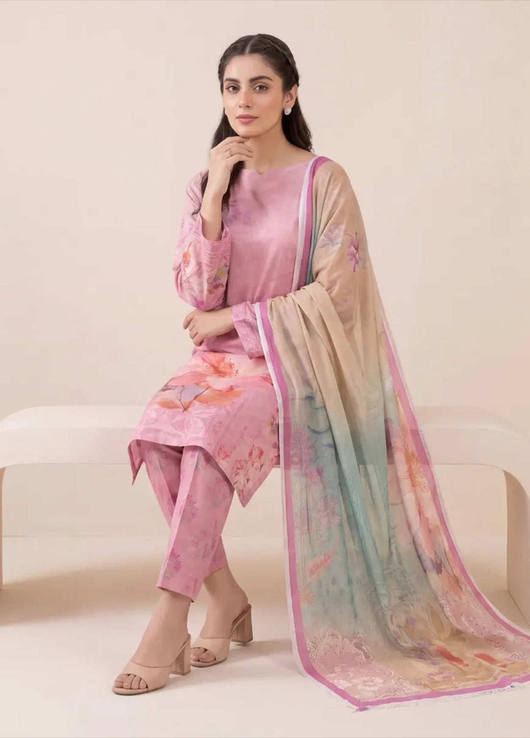 Salitex Women Unstitched Printed Lawn 3 Piece Suit S26L3PMRCL869 Casual Collection