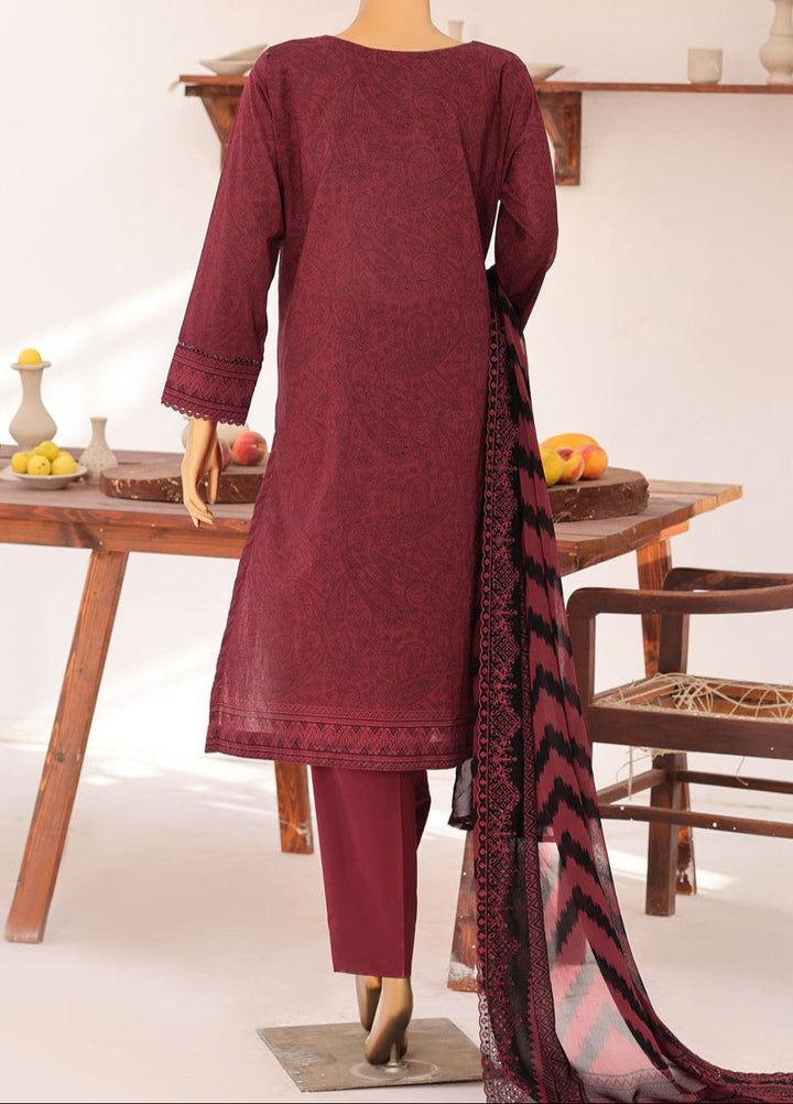 Premium Venice by HZ Textiles Unstitched Embroidered Lawn Cotton 3 Piece Suit PVE-3114 Casual Collection