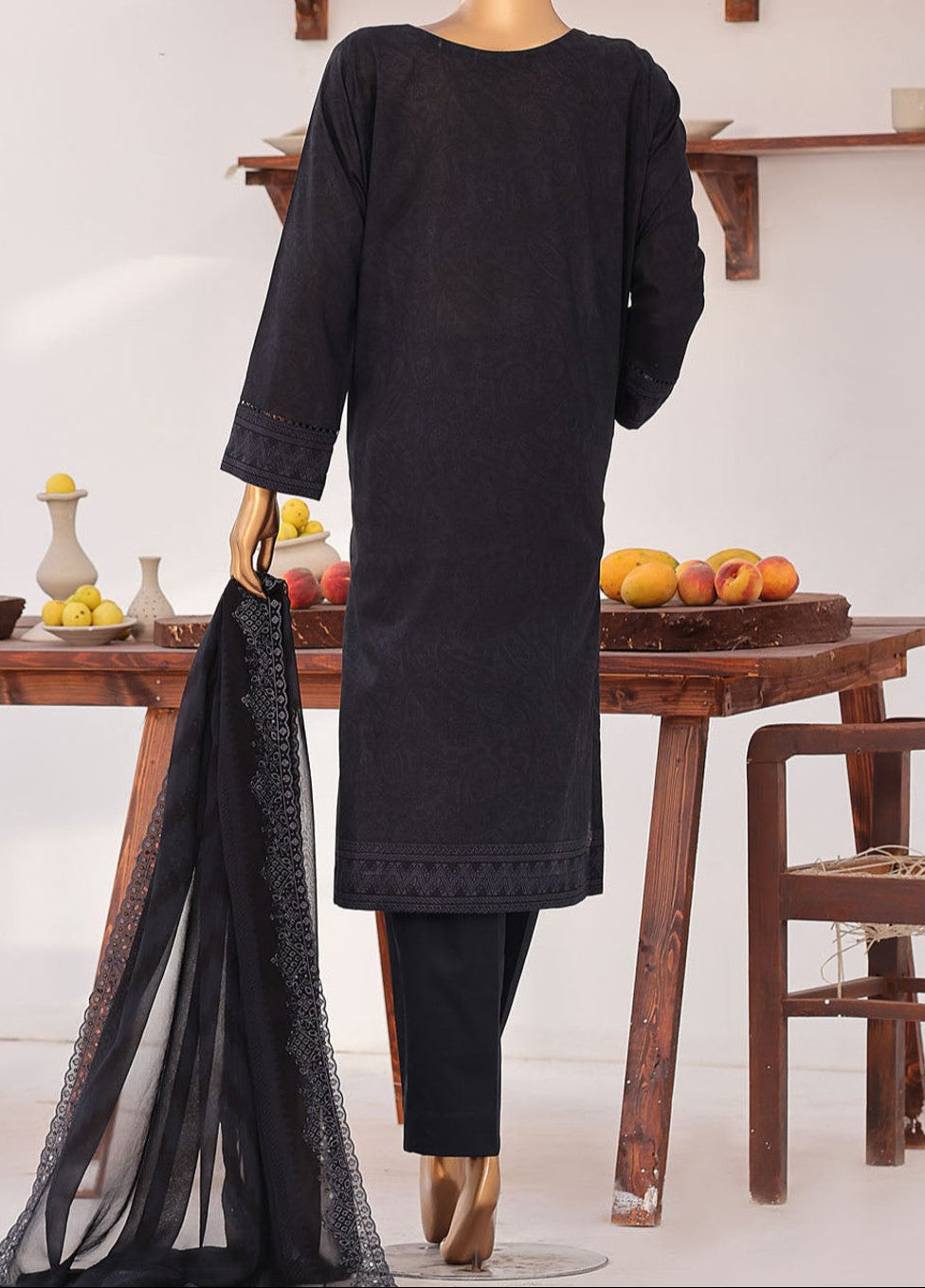 Premium Venice by HZ Textiles Unstitched Embroidered Lawn Cotton 3 Piece Suit PVE-3116 Casual Collection