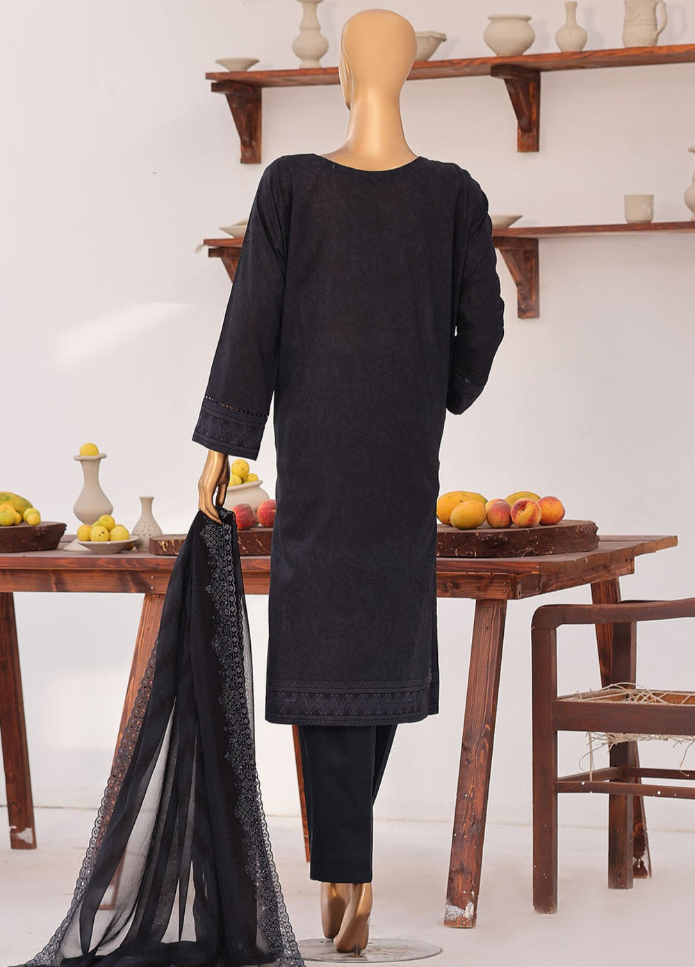 Premium Venice by HZ Textiles Unstitched Embroidered Lawn Cotton 3 Piece Suit PVE-3116 Casual Collection
