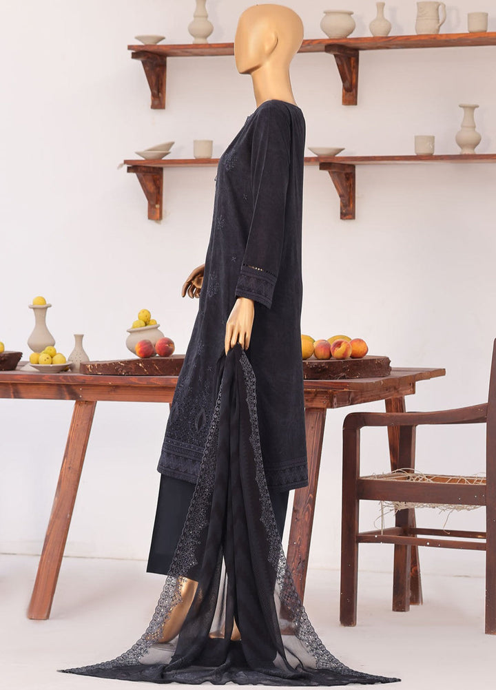 Premium Venice by HZ Textiles Unstitched Embroidered Lawn Cotton 3 Piece Suit PVE-3116 Casual Collection