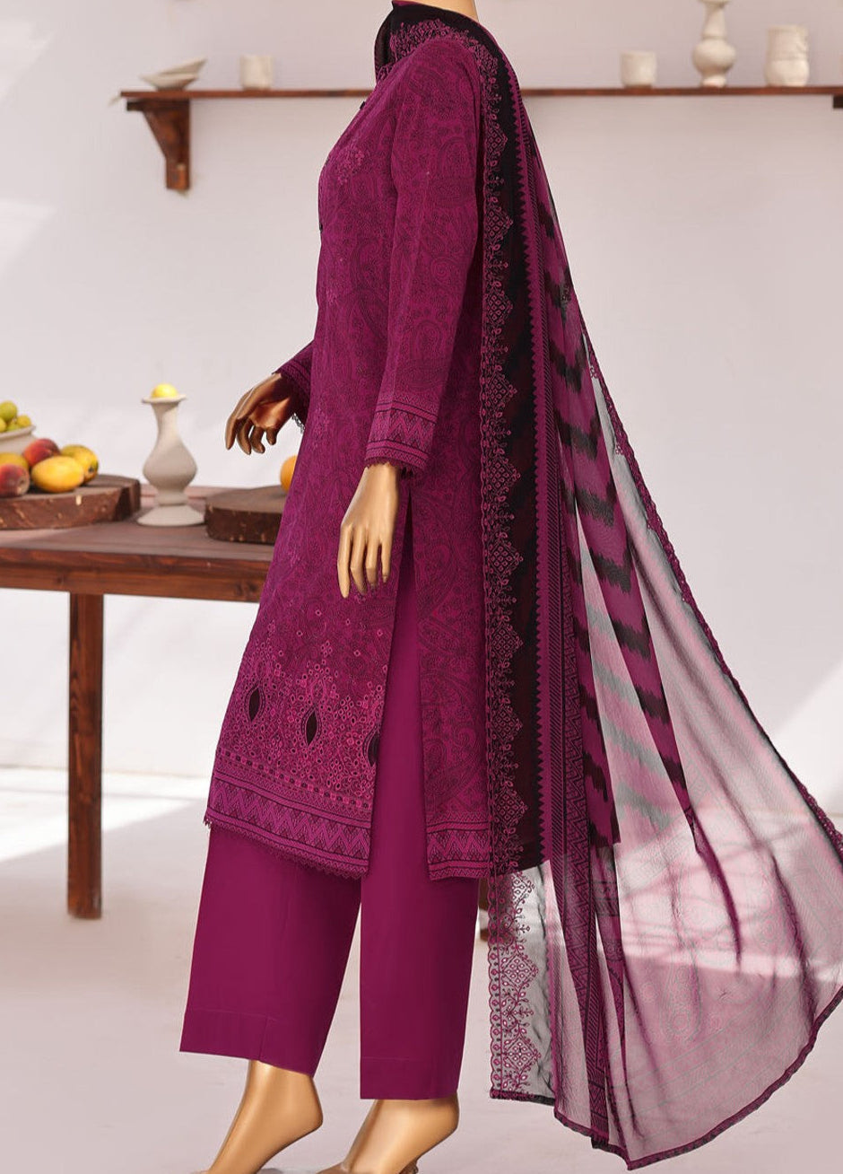 Premium Venice by HZ Textiles Unstitched Embroidered Lawn Cotton 3 Piece Suit PVE-3118 Casual Collection