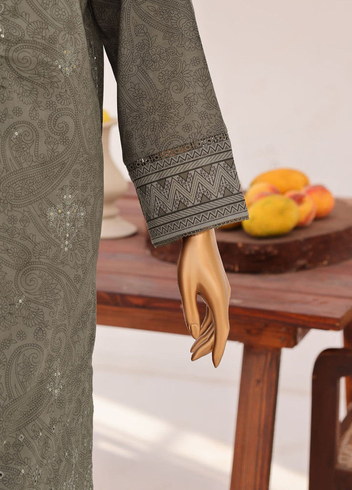 Premium Venice by HZ Textiles Unstitched Embroidered Lawn Cotton 3 Piece Suit PVE-3119 Casual Collection