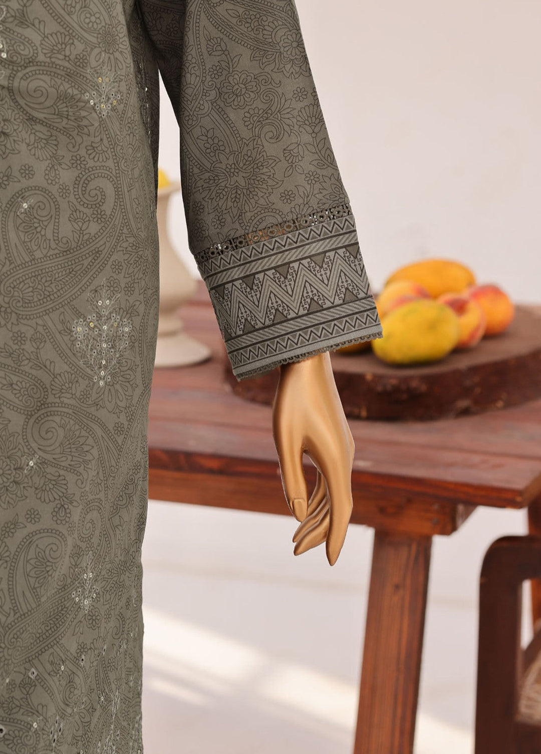 Premium Venice by HZ Textiles Unstitched Embroidered Lawn Cotton 3 Piece Suit PVE-3119 Casual Collection