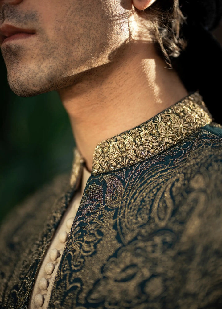 Stylish Garments Sherwani RTW Embroidered Mesuri 1 Piece GS-5156 Festive Collection