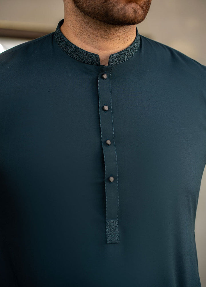 Stylish Garments RTW Embroidered Wash N Wear Kurta Shalwar Suit C-10201 Casual Collection