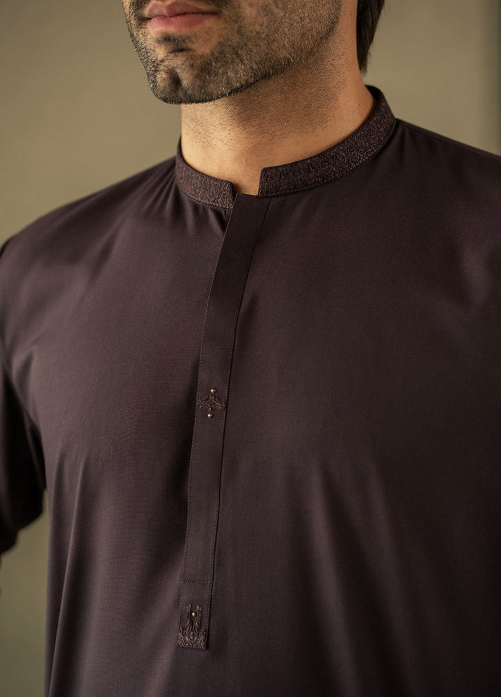 Stylish Garments Mens RTW Embroidered Wash N Wear Kurta Pajama C-10204 Festive Collection
