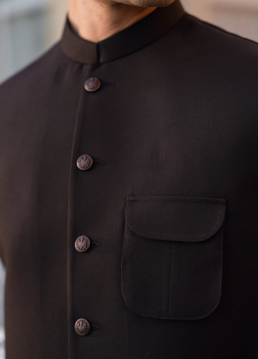 Stylish Garments Mens Waistcoat RTW Solids Suiting Waistcoat Suit WS-2030 Festive Collection