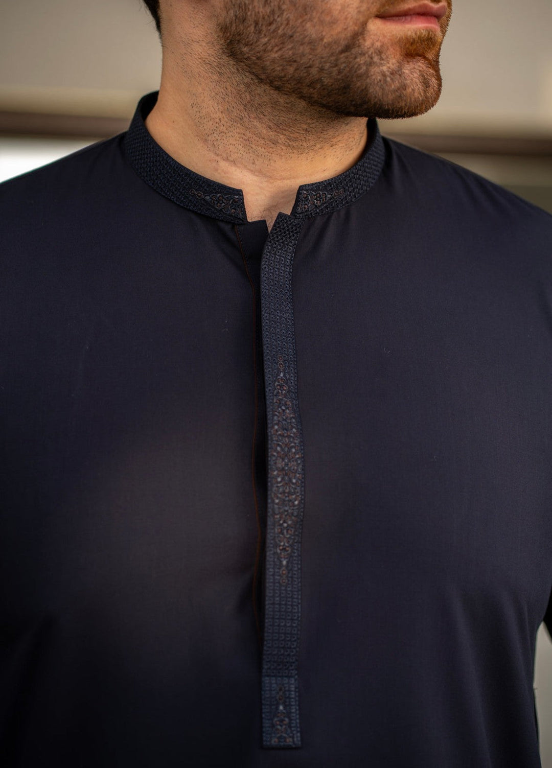Stylish Garments Mens RTW Embroidered Wash N Wear Kurta Pajama C-10202 Festive Collection
