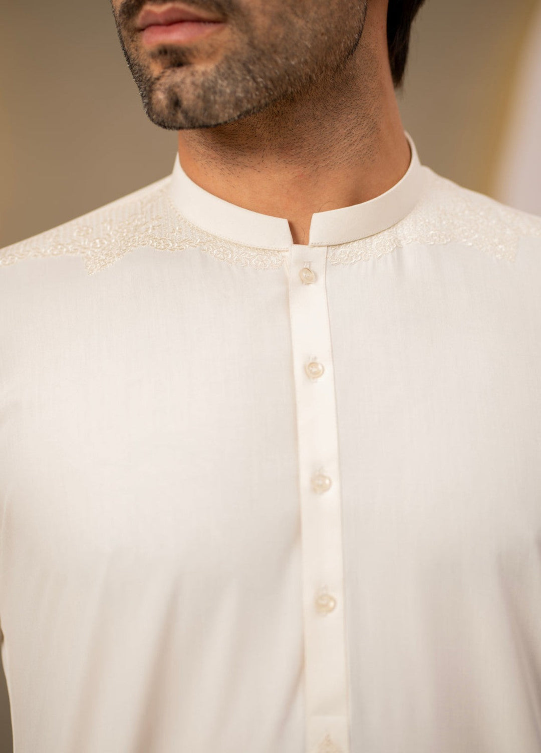 Stylish Garments Mens RTW Embroidered Wash N Wear Kurta Pajama Suit C-010219 Festive Collection