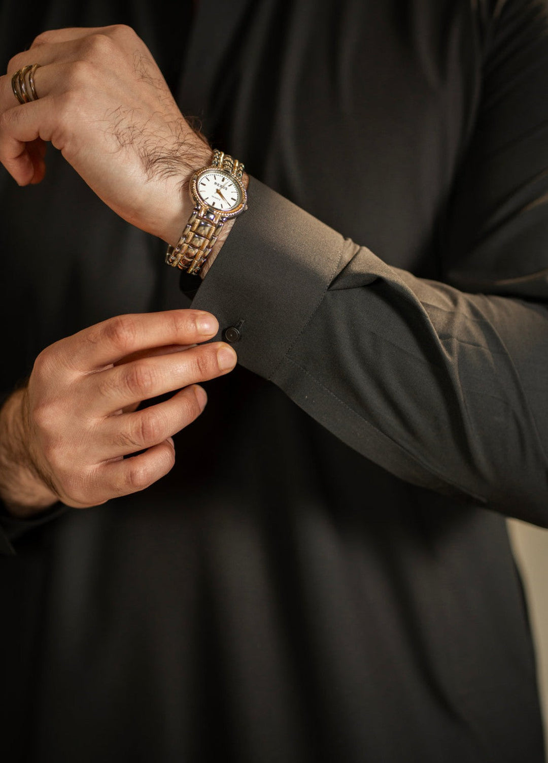 Stylish Garments Mens RTW Embroidered Wash N Wear Kurta Pajama C-10215 Festive Collection