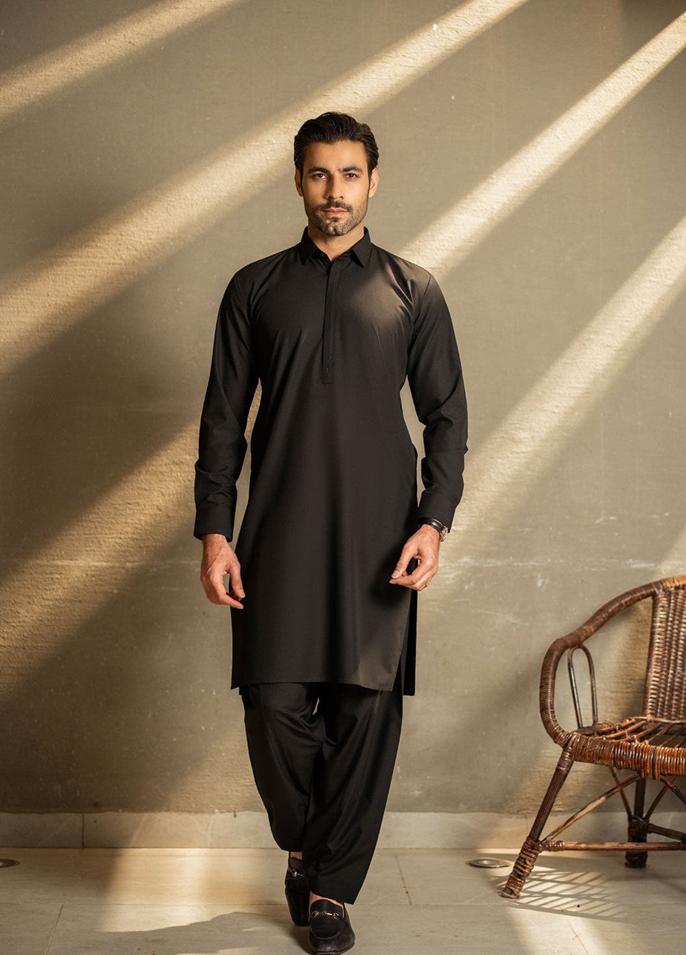 Stylish Garments RTW Embroidered Wash N Wear Kurta Shalwar Suit C-10212 Casual Collection
