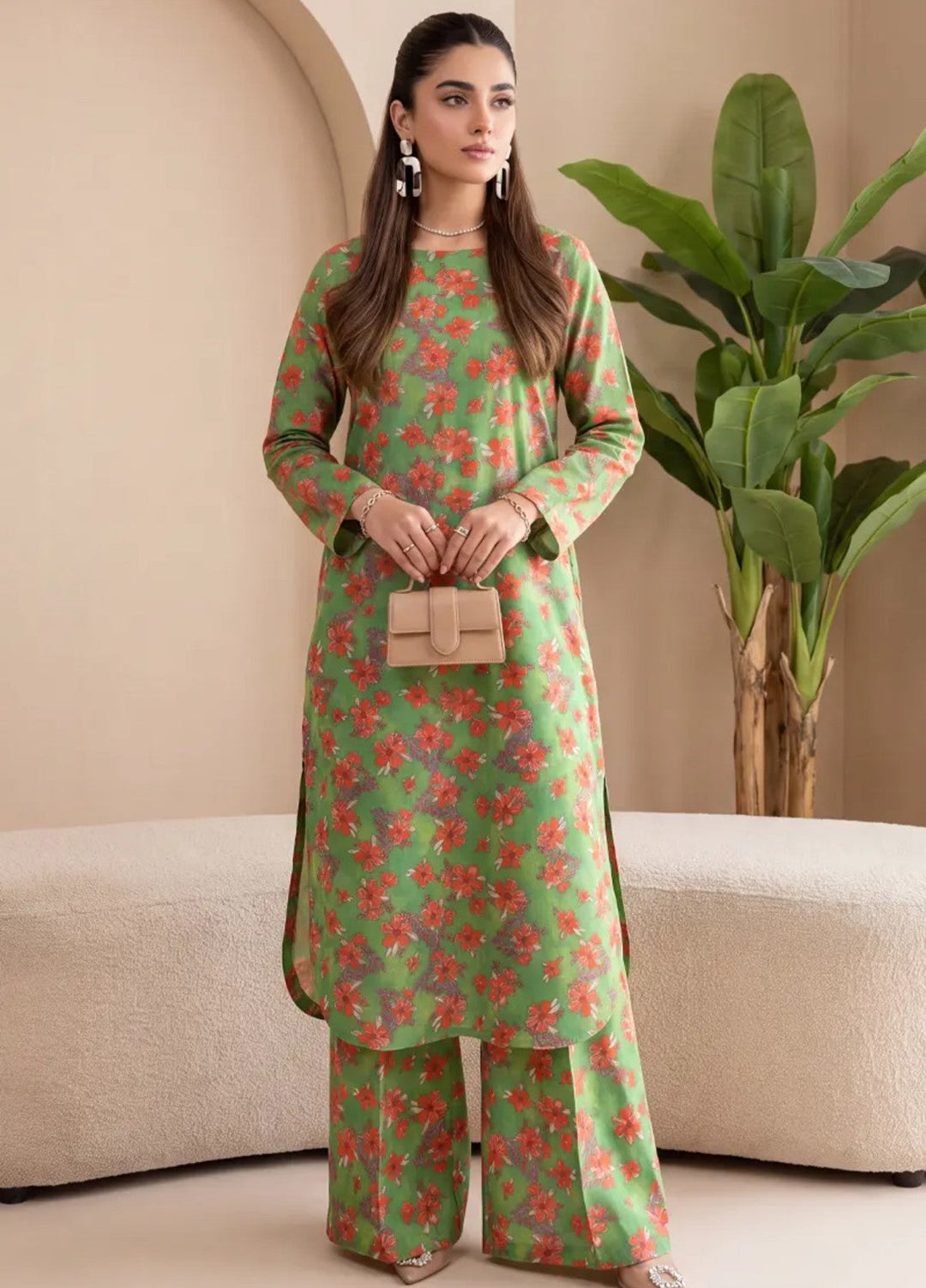Salitex Unstitched Printed Lawn 2 Piece Suit SUNS82AG2038 Summer Collection