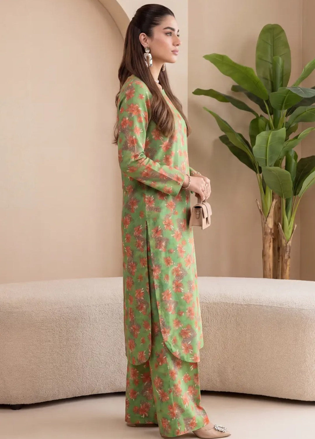 Salitex Unstitched Printed Lawn 2 Piece Suit SUNS82AG2038 Summer Collection