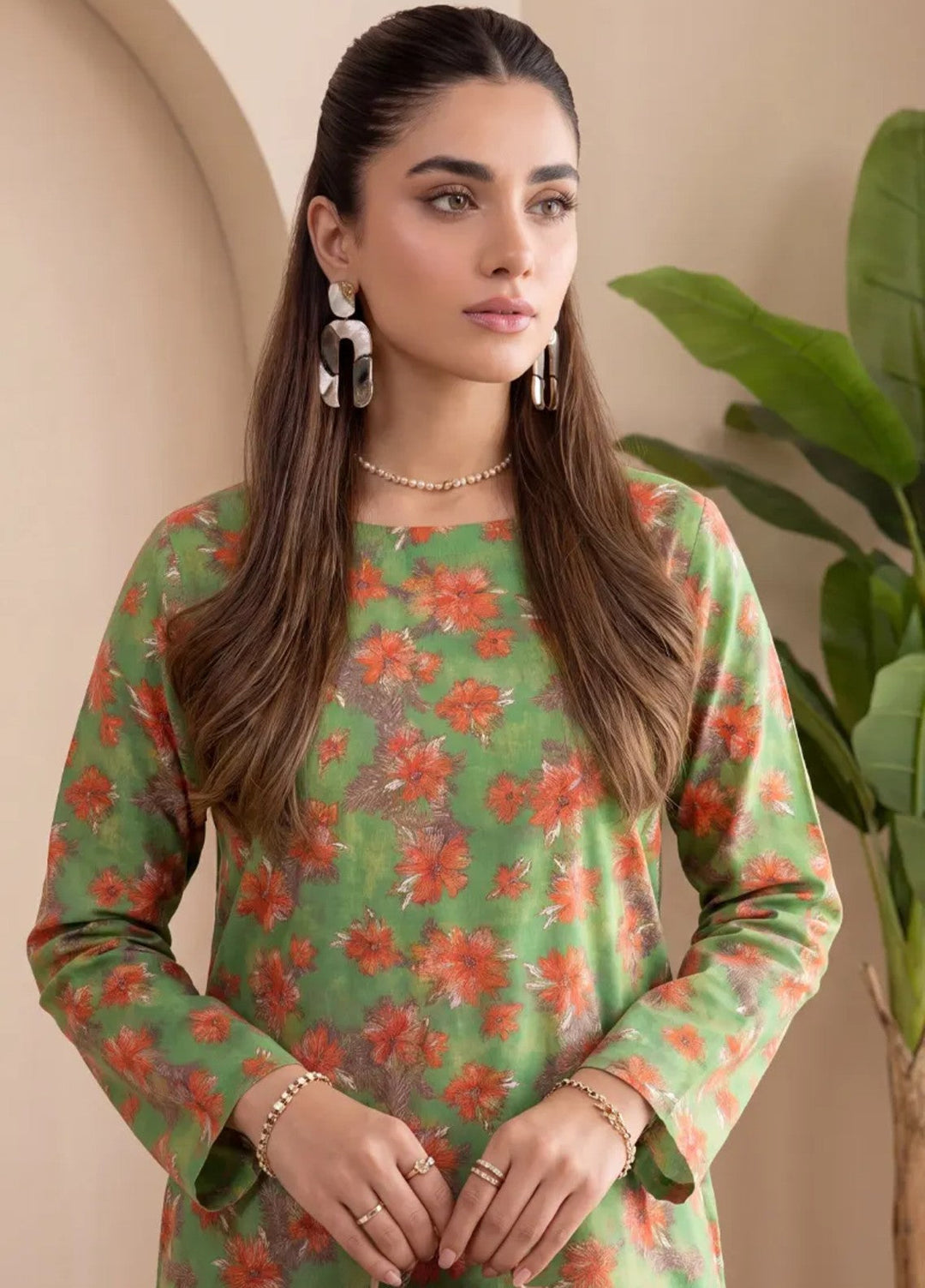 Salitex Unstitched Printed Lawn 2 Piece Suit SUNS82AG2038 Summer Collection