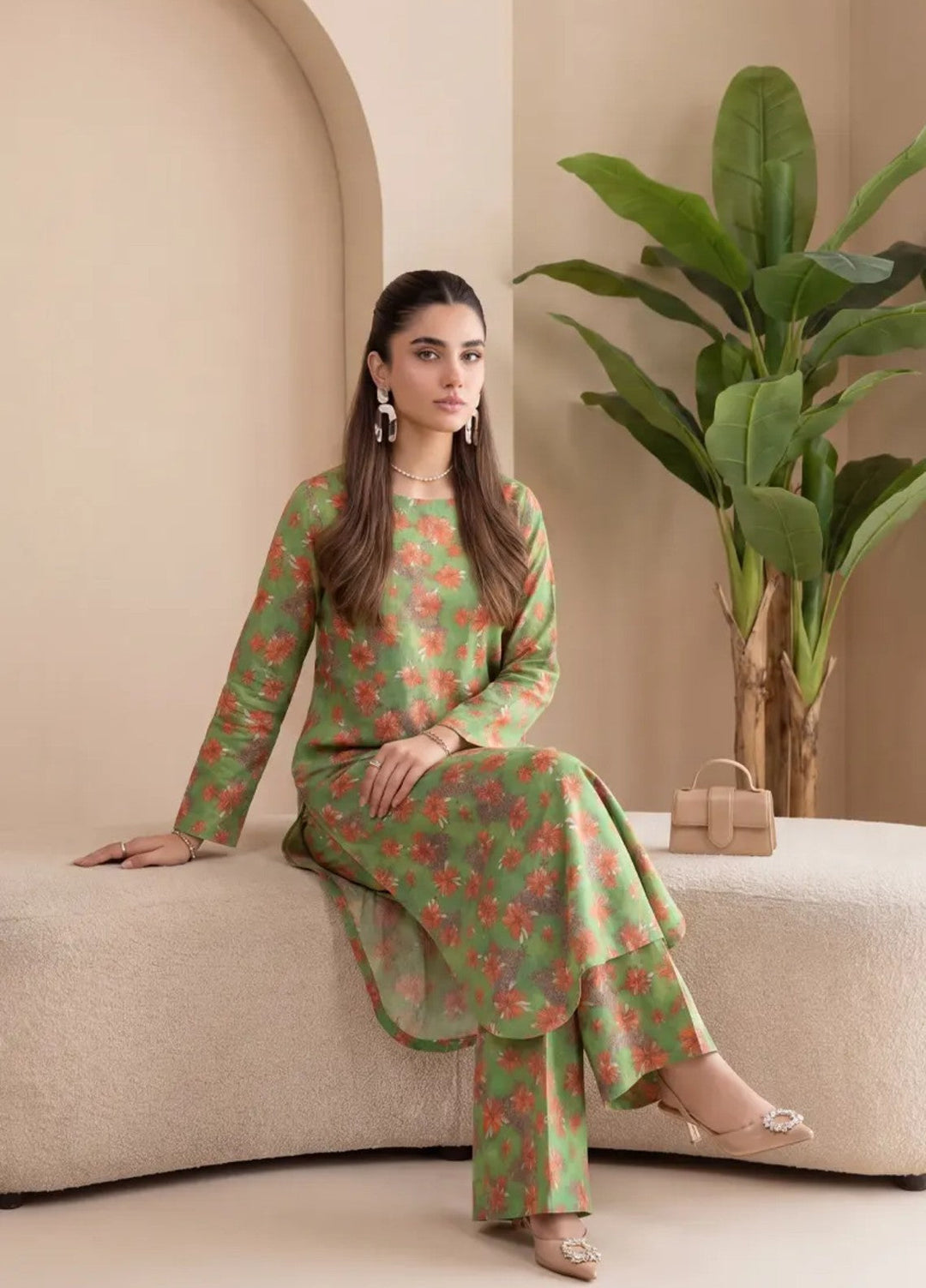 Salitex Unstitched Printed Lawn 2 Piece Suit SUNS82AG2038 Summer Collection