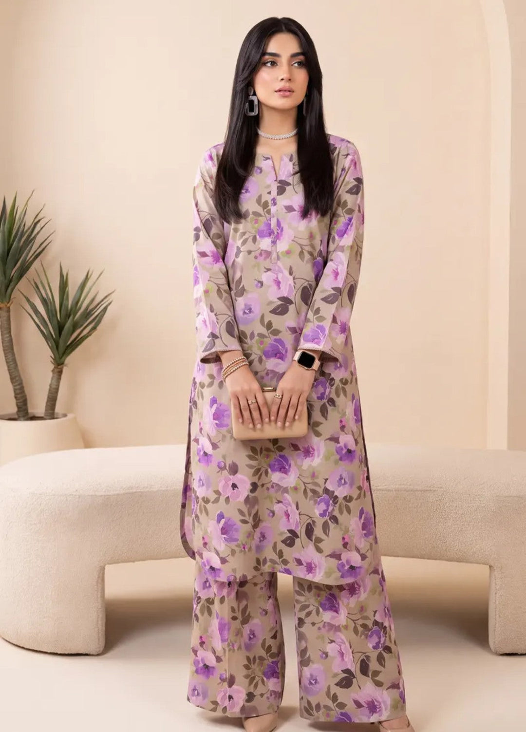 Salitex Unstitched Printed Lawn 2 Piece Suit SUNS82AG2036 Summer Collection