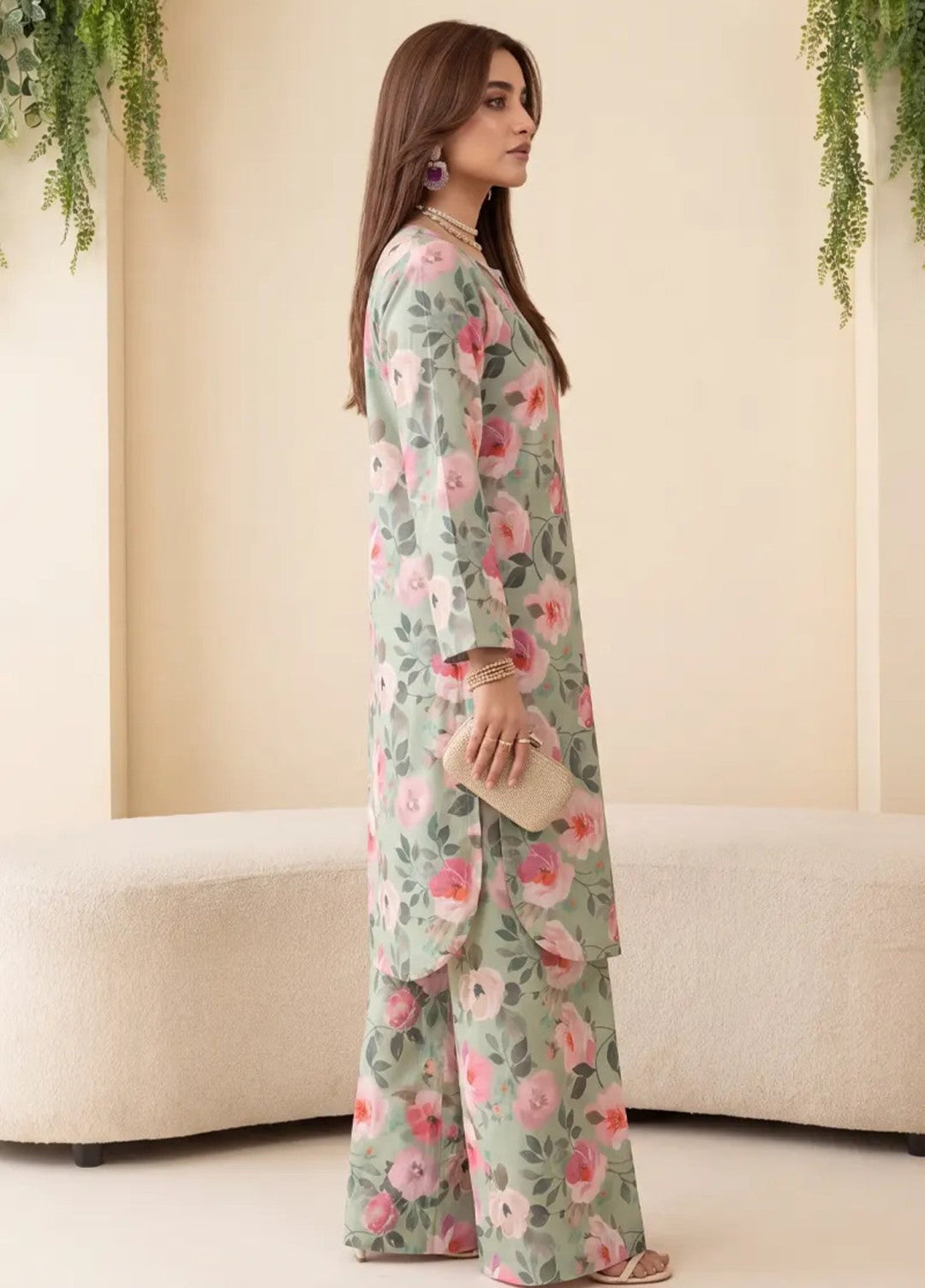 Salitex Unstitched Printed Lawn 2 Piece Suit SUNS82AG2030 Summer Collection