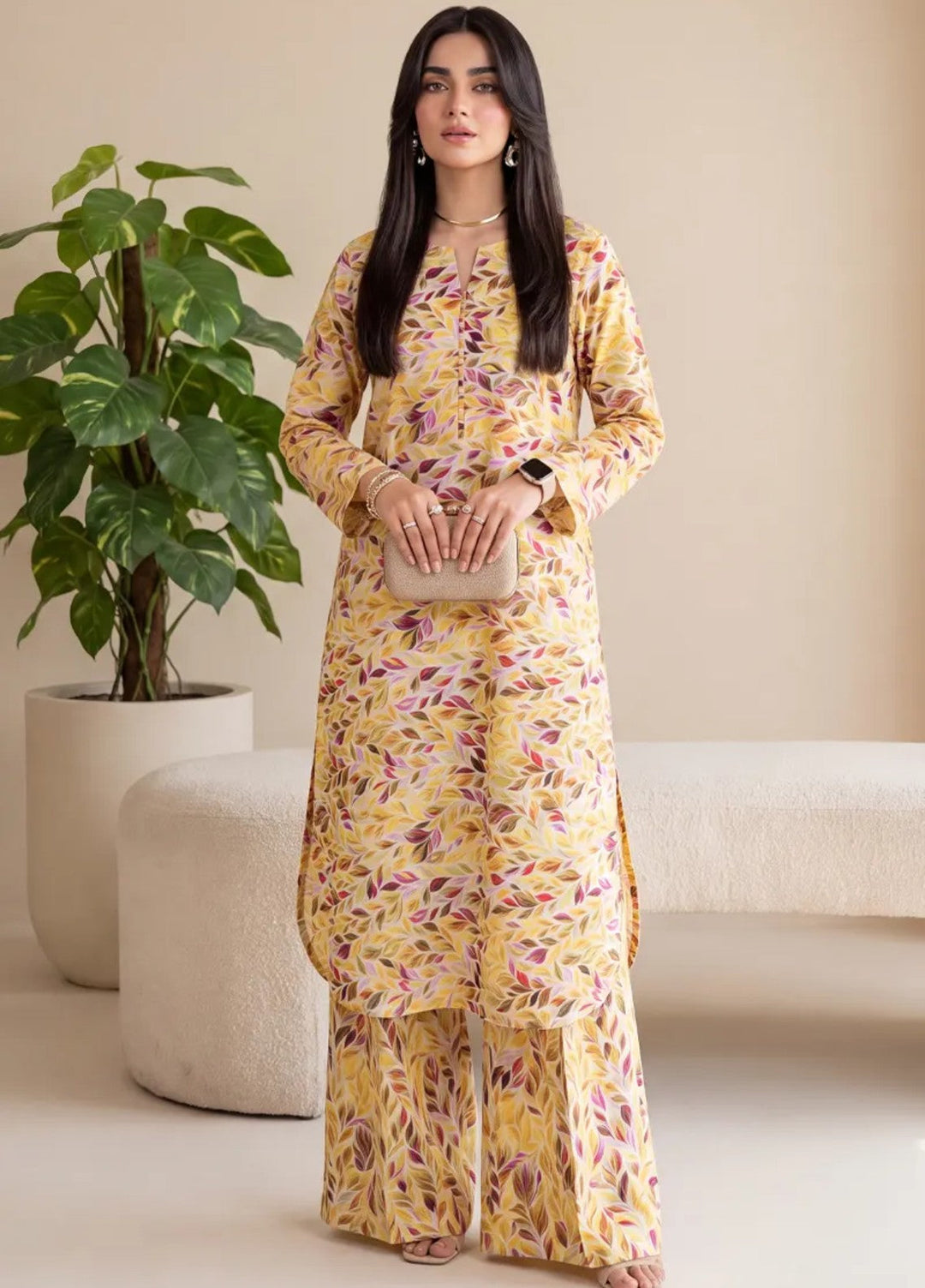 Salitex Unstitched Printed Lawn 2 Piece Suit SUNS82AG2028 Summer Collection