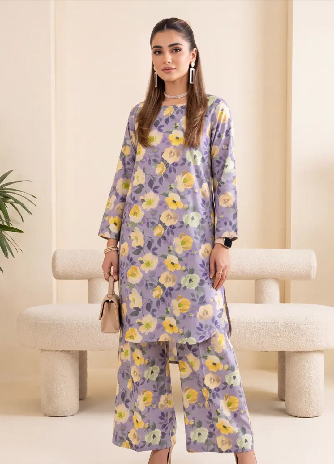 Salitex Unstitched Printed Lawn 2 Piece Suit SUNS82AG2034 Summer Collection