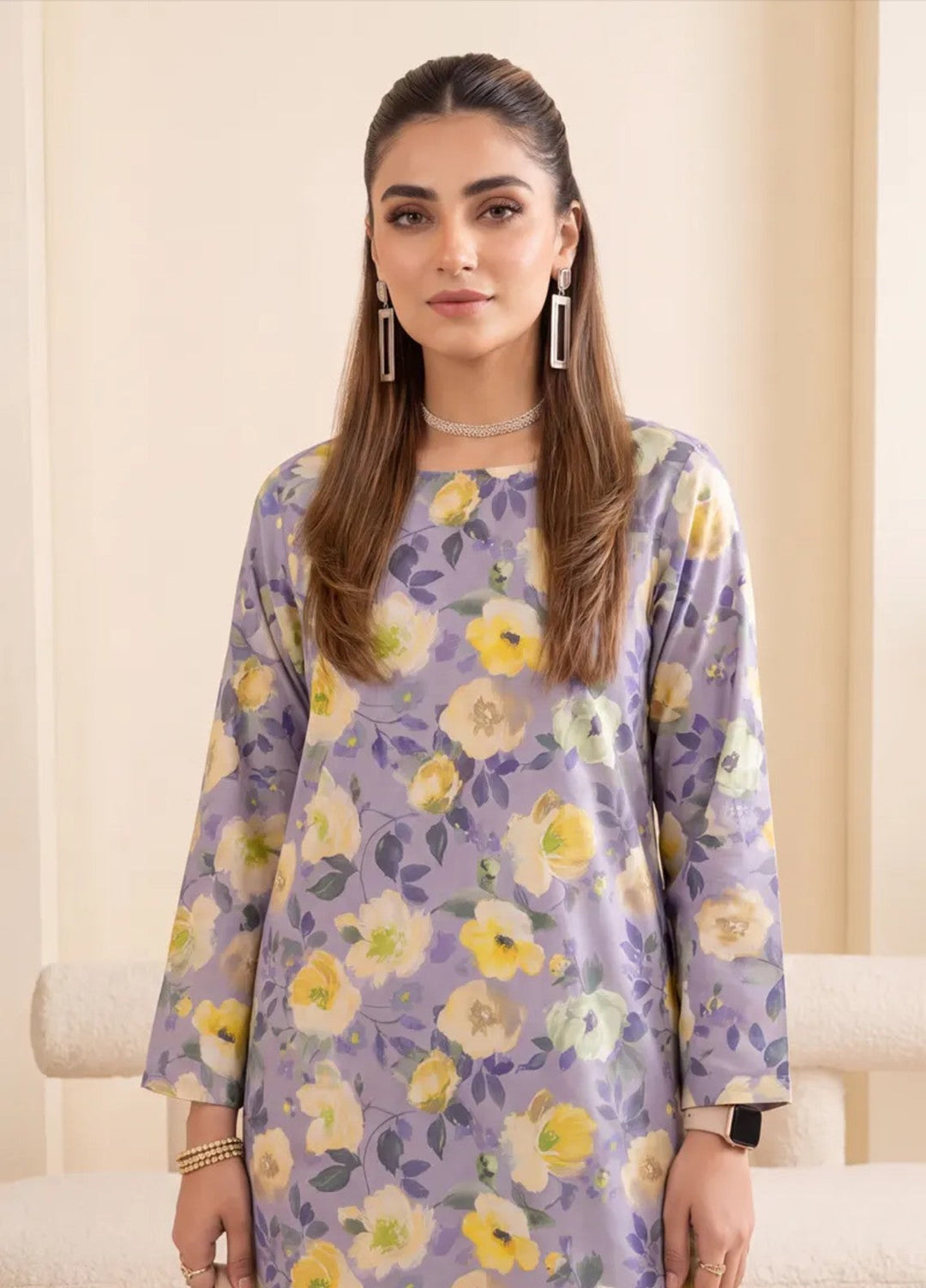 Salitex Unstitched Printed Lawn 2 Piece Suit SUNS82AG2034 Summer Collection