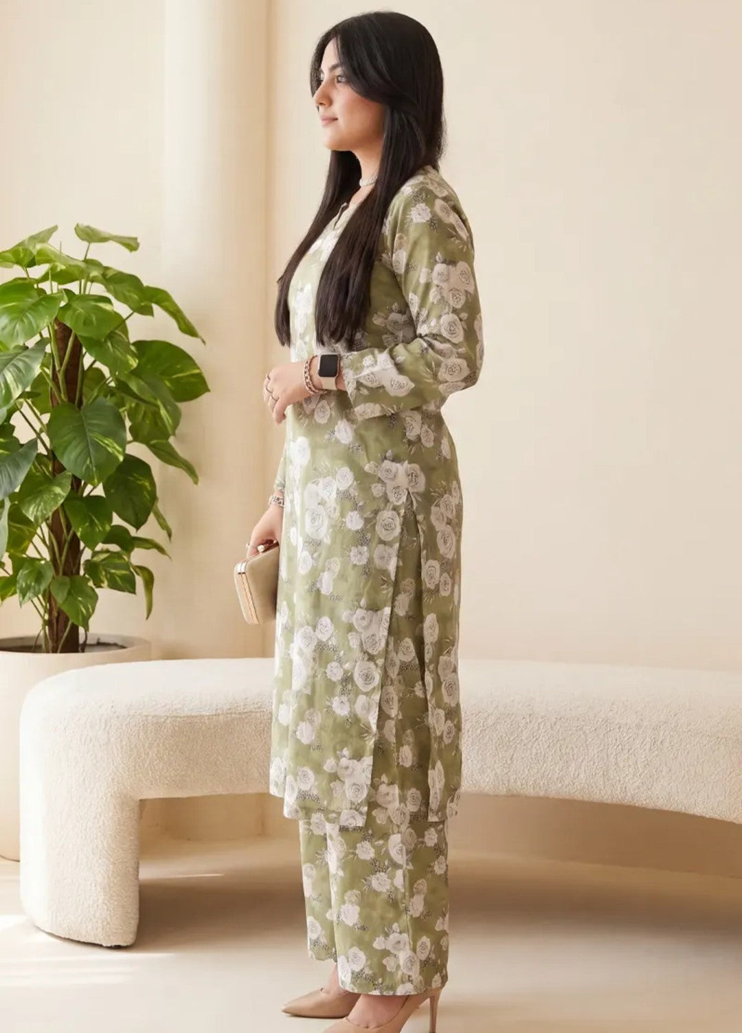 Salitex Unstitched Printed Lawn 2 Piece Suit SUNS82AG2031 Summer Collection
