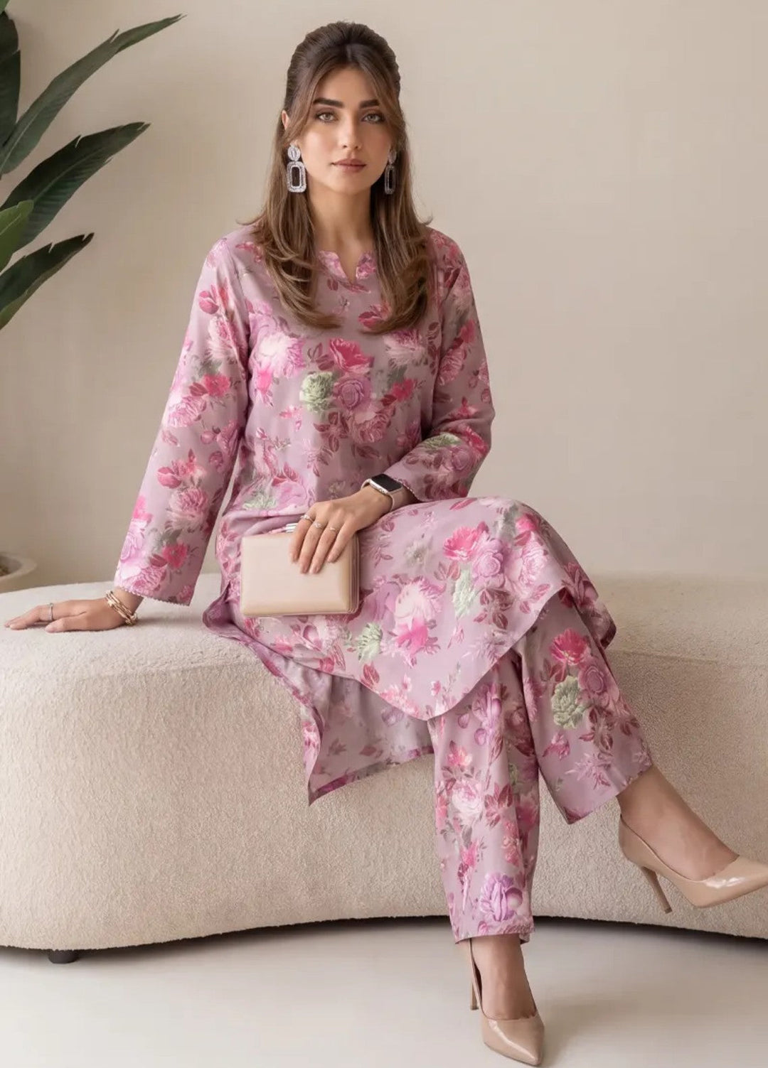 Salitex Unstitched Printed Lawn 2 Piece Suit SUNS82AG2027 Summer Collection