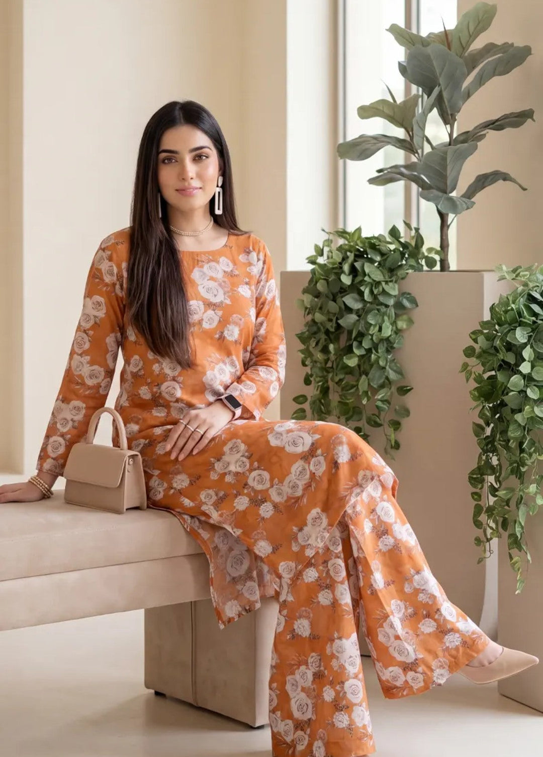 Salitex Unstitched Printed Lawn 2 Piece Suit SUNS82AG2024 Summer Collection