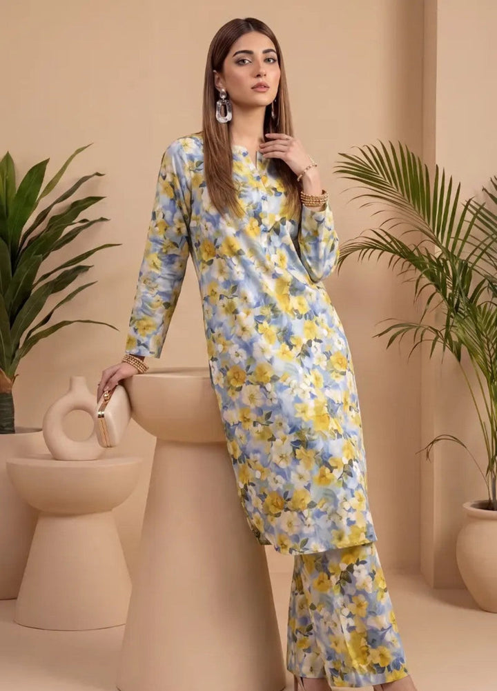 Salitex Unstitched Printed Lawn 2 Piece Suit SUNS82AG2042 Summer Collection