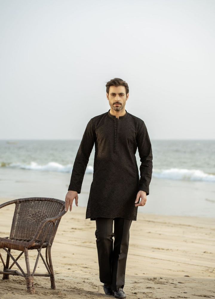 Stylish Garments Mens RTW Embroidered Wash N wear Kurta Pajama FD-5065 Festive Collection