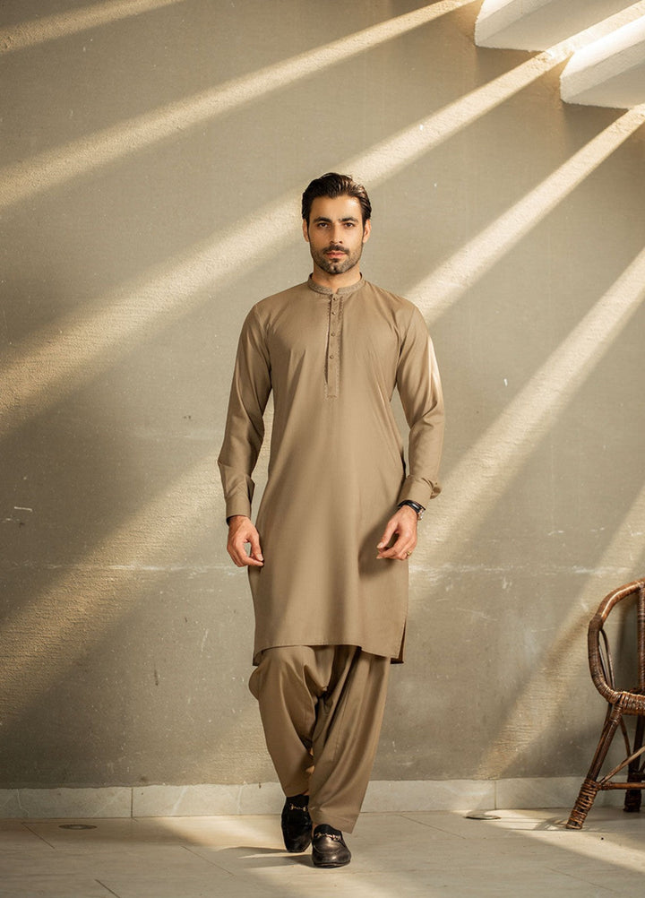 Stylish Garments RTW Embroidered Wash N wear Kurta Shalwar Suit C-10216 Casual Collection