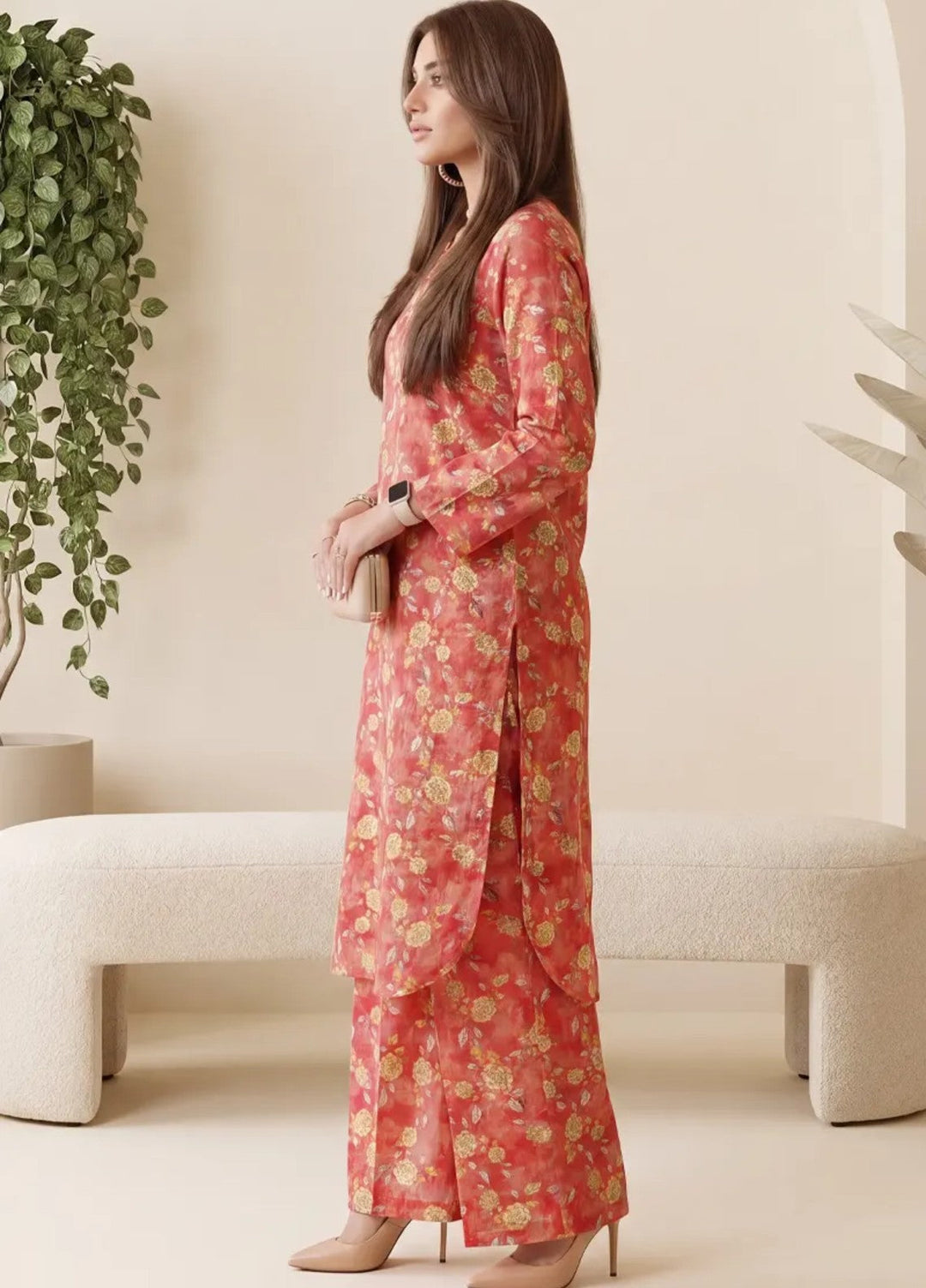 Salitex Unstitched Printed Lawn 2 Piece Suit SUNS82AG2020 Summer Collection