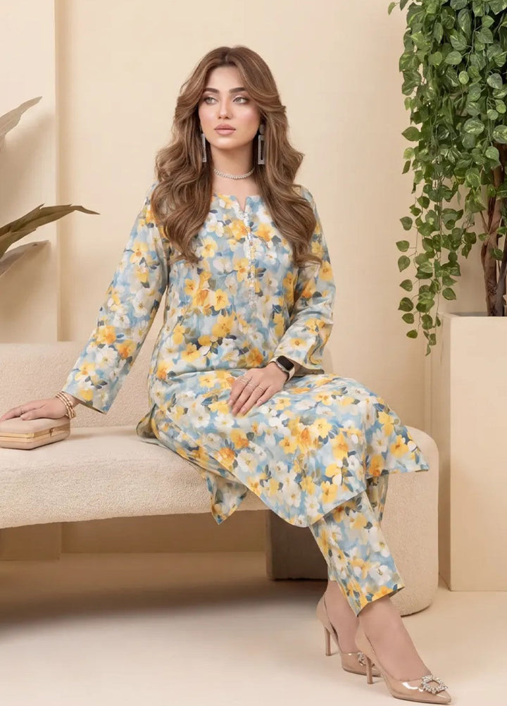 Salitex Unstitched Printed Lawn 2 Piece Suit SUNS82AG2015 Summer Collection